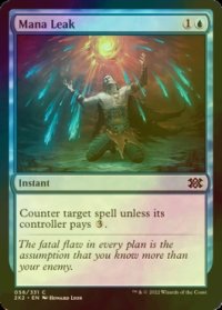 [FOIL] マナ漏出/Mana Leak 【英語版】 [2X2-青C]