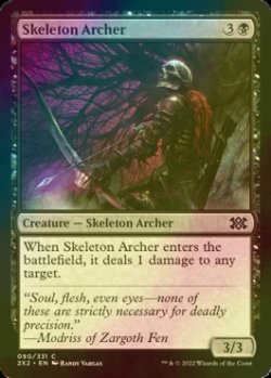 画像1: [FOIL] 骸骨射手/Skeleton Archer 【英語版】 [2X2-黒C]