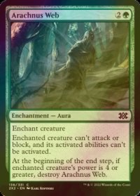 [FOIL] アラクナスの蜘蛛の巣/Arachnus Web 【英語版】 [2X2-緑C]
