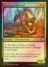 [FOIL] 猛火のヘルハウンド/Blazing Hellhound 【英語版】 [2X2-金U]