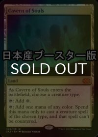 [FOIL] 魂の洞窟/Cavern of Souls ● (日本産ブースター版) 【英語版】 [2X2-土地MR]
