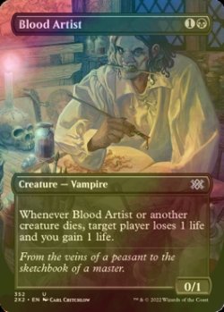 画像1: [FOIL] 血の芸術家/Blood Artist (全面アート・海外産ブースター版) 【英語版】 [2X2-黒U]