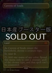 [FOIL] 魂の洞窟/Cavern of Souls ● (全面アート・日本産ブースター版) 【英語版】 [2X2-土地MR]