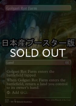 画像1: [FOIL] ゴルガリの腐敗農場/Golgari Rot Farm ● (全面アート・日本産ブースター版) 【英語版】 [2X2-土地U]