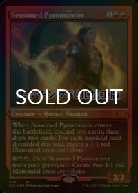 [FOIL] 歴戦の紅蓮術士/Seasoned Pyromancer (エッチング仕様) 【英語版】 [2X2-赤MR]
