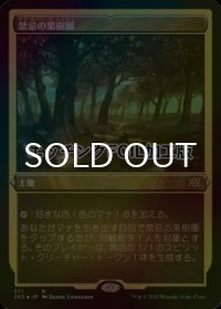 [FOIL] 禁忌の果樹園/Forbidden Orchard (エッチング仕様) 【日本語版】 [2X2-土地R]