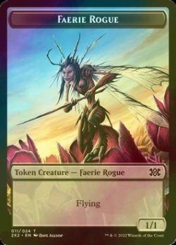 画像1: [FOIL] フェアリー・ならず者/FAERIE ROGUE 【英語版】 [2X2-トークン]