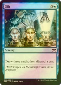 [FOIL] ふるい分け/Sift 【英語版】 [2XM-青C]
