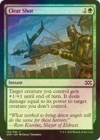 [FOIL] 直接射撃/Clear Shot 【英語版】 [2XM-緑C]