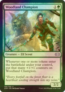 画像1: [FOIL] 森林の勇者/Woodland Champion 【英語版】 [2XM-緑U]