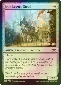 画像1: [FOIL] 鉄華会の馬/Iron League Steed 【英語版】 [2XM-灰C]
