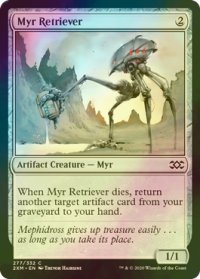 [FOIL] マイアの回収者/Myr Retriever 【英語版】 [2XM-灰C]