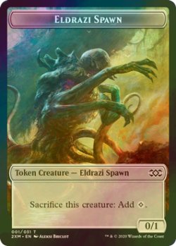 画像1: [FOIL] エルドラージ・落とし子/ELDRAZI SPAWN 【英語版】 [2XM-トークン]