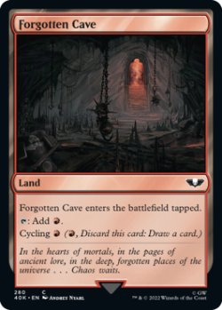 画像1: 忘れられた洞窟/Forgotten Cave 【英語版】 [40K-土地C]