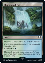 茨森の滝/Thornwood Falls 【英語版】 [40K-土地C]