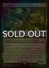 [FOIL] 総魔長、モータリオン/Mortarion, Daemon Primarch (サージ仕様) 【英語版】 [40K-黒R]