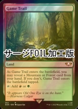 画像1: [FOIL] 獲物道/Game Trail (サージ仕様) 【英語版】 [40K-土地R]