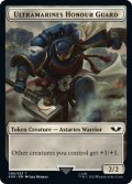 [FOIL] ウルトラマリーン・オナーガード/ULTRAMARINES HONOUR GUARD & 兵士/SOLDIER No.003 (サージ仕様) 【英語版】 [40K-トークン]