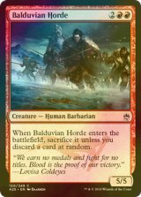 [FOIL] バルデュヴィアの大軍/Balduvian Horde 【英語版】 [A25-赤C]