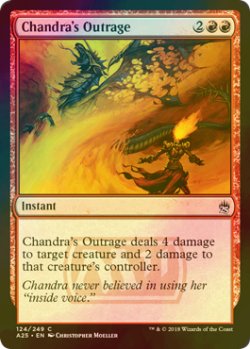 画像1: [FOIL] チャンドラの憤慨/Chandra's Outrage 【英語版】 [A25-赤C]