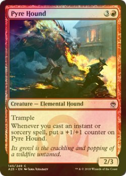 画像1: [FOIL] 火の猟犬/Pyre Hound 【英語版】 [A25-赤C]