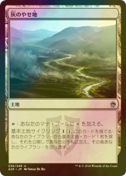 画像1: [FOIL] 灰のやせ地/Ash Barrens 《特価品》 【日本語版】 [A25-土地U]
