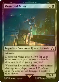 [FOIL] デズモンド・マイルズ/Desmond Miles 【英語版】 [ACR-黒R]