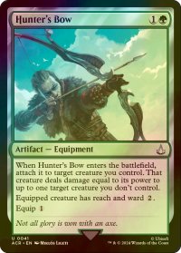 [FOIL] 狩人の弓/Hunter's Bow 【英語版】 [ACR-緑U]