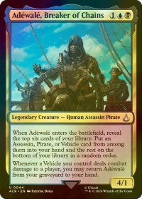[FOIL] 鎖を断つ者、アドウェール/Adewale, Breaker of Chains 【英語版】 [ACR-金U]