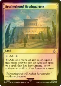 [FOIL] 教団本部/Brotherhood Headquarters 【英語版】 [ACR-土地U]