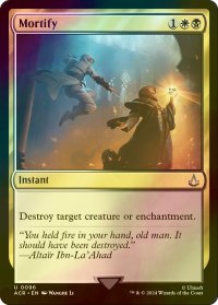 [FOIL] 屈辱/Mortify 【英語版】 [ACR-金U]