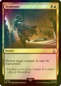 [FOIL] 終止/Terminate 【英語版】 [ACR-金U]