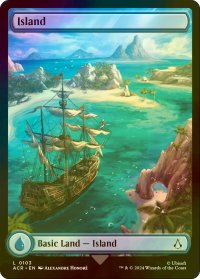 [FOIL] 島/Island No.103 (全面アート版) 【英語版】 [ACR-土地C]