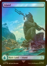 [FOIL] 島/Island No.104 (全面アート版) 【英語版】 [ACR-土地C]