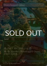 [FOIL] 冠水樹林帯/Waterlogged Grove (全面アート版) 【英語版】 [ACR-土地R]
