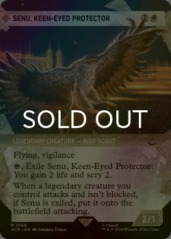 画像1: [FOIL] 鋭い目の守護者、セヌ/Senu, Keen-Eyed Protector (ショーケース版) 【英語版】 [ACR-白R]