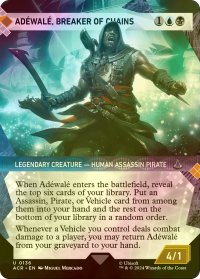 [FOIL] 鎖を断つ者、アドウェール/Adewale, Breaker of Chains (ショーケース版) 【英語版】 [ACR-金U]