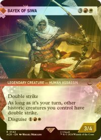 [FOIL] シワのバエク/Bayek of Siwa (ショーケース版) 【英語版】 [ACR-金R]