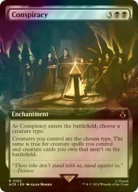 [FOIL] 奸謀/Conspiracy (拡張アート版) 【英語版】 [ACR-黒R]