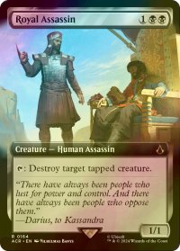 [FOIL] 凄腕の暗殺者/Royal Assassin (拡張アート版) 【英語版】 [ACR-黒R]