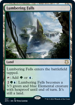 画像1: 伐採地の滝/Lumbering Falls 【英語版】 [AFC-土地R]
