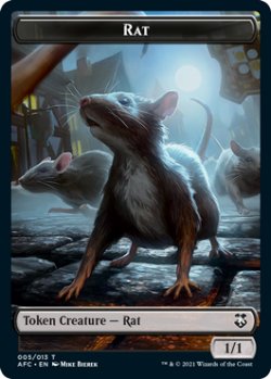 画像1: ネズミ/RAT & ゾンビ/ZOMBIE (AFR) 【英語版】 [AFC-トークン]