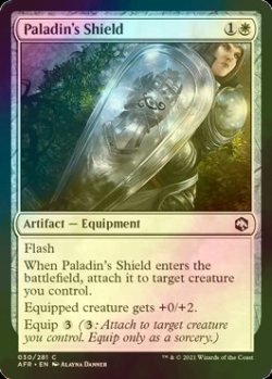 画像1: [FOIL] パラディンの盾/Paladin's Shield 【英語版】 [AFR-白C]