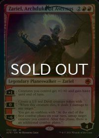 [FOIL] アヴェルナスの大公、ザリエル/Zariel, Archduke of Avernus (海外産ブースター版) 【英語版】 [AFR-赤MR]