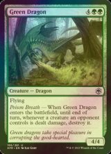 [FOIL] グリーン・ドラゴン/Green Dragon 【英語版】 [AFR-緑U]