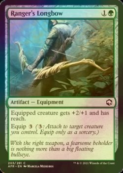 画像1: [FOIL] レンジャーの長弓/Ranger's Longbow 【英語版】 [AFR-緑C]