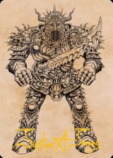 アイアン・ゴーレム/Iron Golem No.080 (箔押し版) 【日本語版】 [AFR-アート]