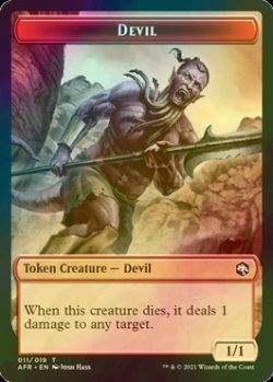 画像1: [FOIL] デビル/DEVIL 【英語版】 [AFR-トークン]