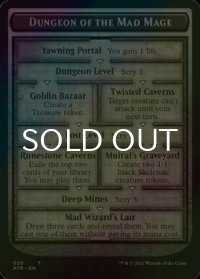 [FOIL] 狂える魔道士の迷宮/DUNGEON OF THE MAD MAGE & ゴブリン/GOBLIN 【英語版】 [AFR-トークン]
