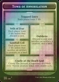 [FOIL] 魂を喰らう墓/TOMB OF ANNIHILATION & アトロパル/THE ATROPAL 【英語版】 [AFR-トークン]